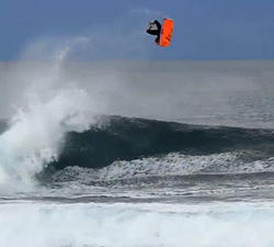 tow out bodyboarding